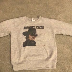 Johnny Cash girls sweatshirt